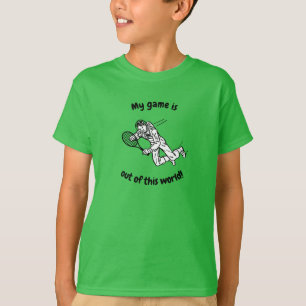 Camiseta Jogador de Tênis do World Spaceman