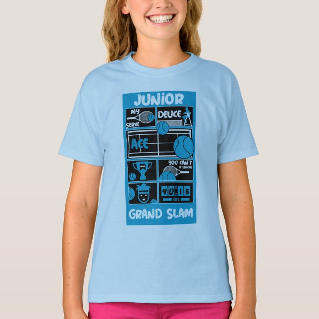 Camiseta Jogador de Tênis Júnior (Frente)