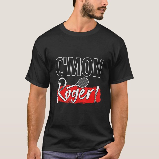 Camiseta Jogador de tênis Roger Fan (Frente)