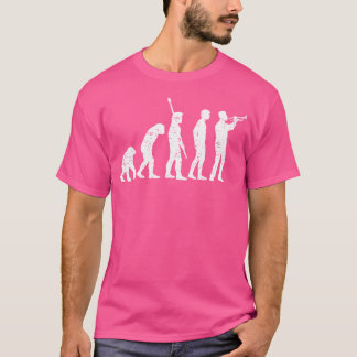 Camiseta Jogador de Trompete Engraçado Trompeter I Evolução