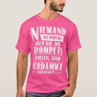 Camiseta Jogador de Trompete Musical com Instrumento de Tro
