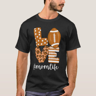 Camiseta Jogador de Vida da Mãe Americana do Amor, Leopar