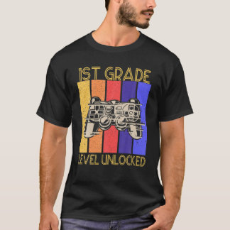 Camiseta Jogador De Vídeo Desbloqueado No Nível De 1Rua Vol