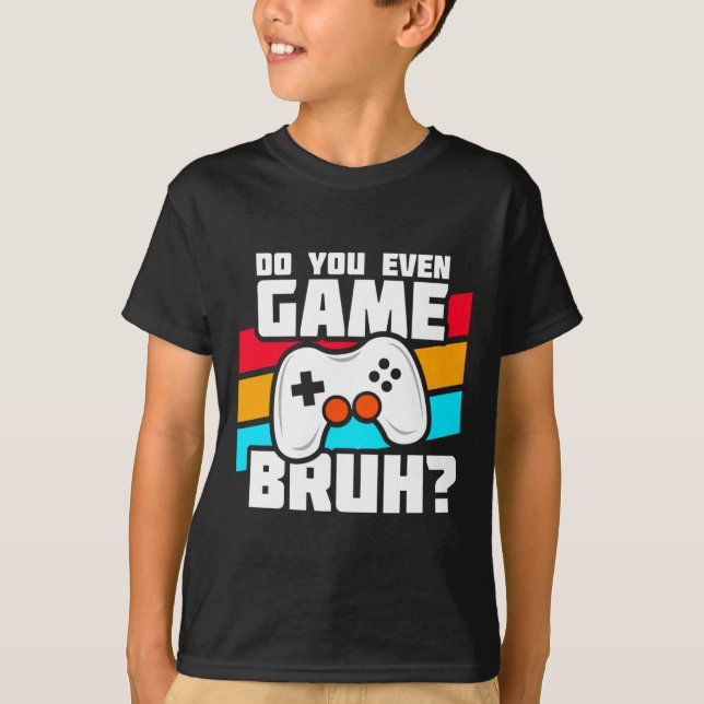 Camiseta Jogador De Vídeo - Jogos De Console De Pc - Jogo D (Frente)