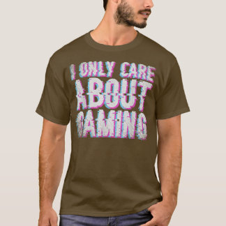 Camiseta Jogador de videos games Eu Só Me Preocupo Com A Fa
