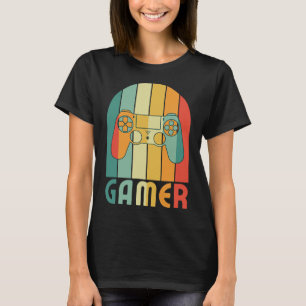 Camiseta Jogador De Videos games Para Jogadores De Jogo Pai