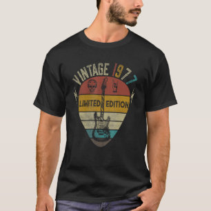 Camiseta Jogador de Violão 45º Aniversário Melhor de 1977