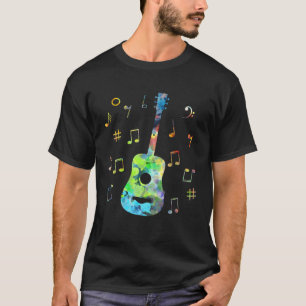 Camiseta Jogador de Violão Acústico Engraçado Músico Guitar