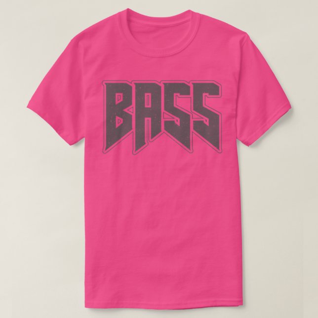 Camiseta Jogador de Violão Bass RockHeavy MetalGrunge Banda (Frente do Design)