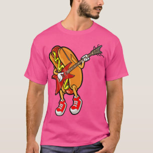 Camiseta Jogador de Violão Engraçado Quente