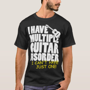 Camiseta Jogador De Violão Eu Tenho Um Distúrbio De Violão