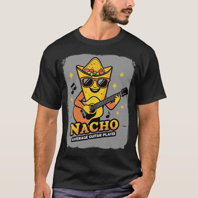 Camiseta Jogador de Violão Médio Nacho (Frente)