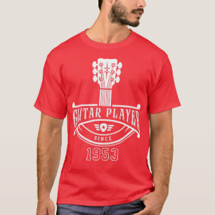Camiseta Jogador de Violão Musical GItarrista desde 1953