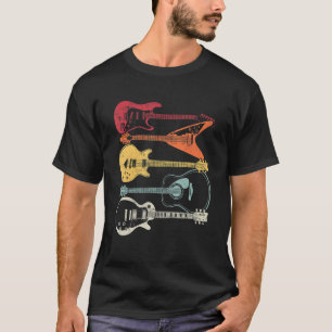 Camiseta Jogador de Violão Oferece Rock n Roll Festival Mús