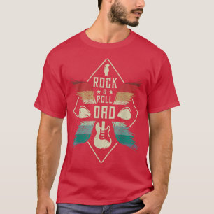 Camiseta Jogador de Violão Rock and Roll Bass Pai 273