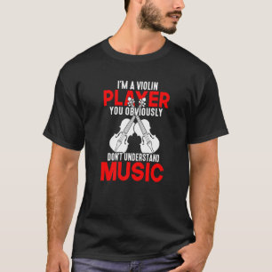 Camiseta Jogador de Violino que você não entende violinista