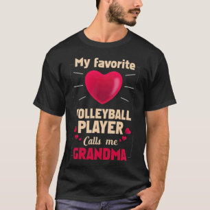 Camiseta Jogador de vôlei me chamou de vovó Cute bibi e