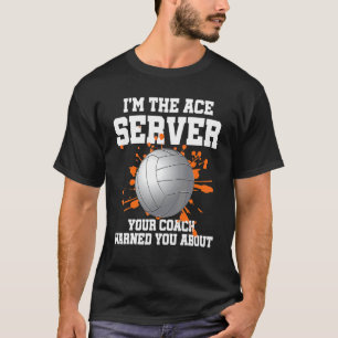 Camiseta Jogador de vôlei sou o servidor Ace
