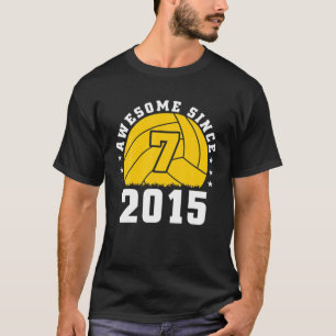 Camiseta Jogador de Voleibol de Aniversário de 19 Anos