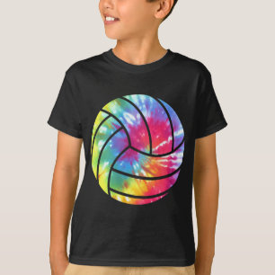 Camiseta Jogador De Voleibol De Cor Aquática Colorido De H