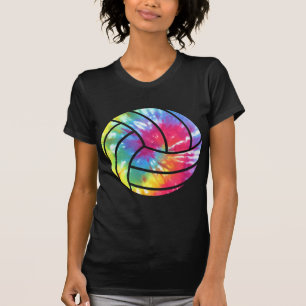 Camiseta Jogador De Voleibol De Cor Aquática Colorido De Hi