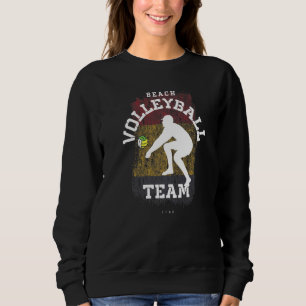 Camiseta Jogador de Voleibol de Praia Chade Flag Love