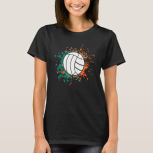 Camiseta Jogador de Voleibol de Praia Esportiva Voleibol