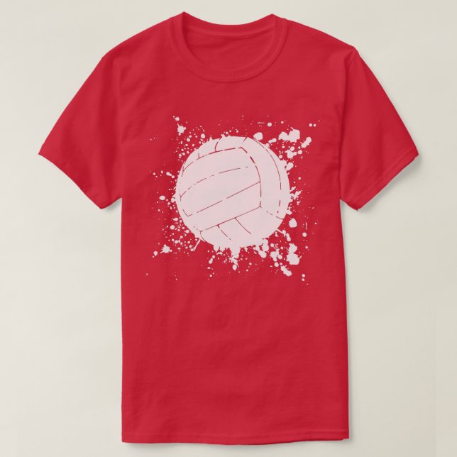 Camiseta Jogador de Voleibol de Praia Presente 1 (Frente do Design)