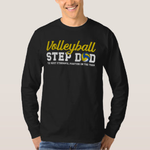 Camiseta Jogador de Voleibol Engraçado Pai Step-F