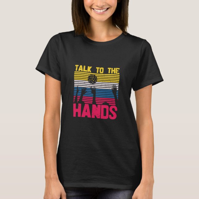 Camiseta Jogador de Voleibol | Fale Com As Mãos (Frente)