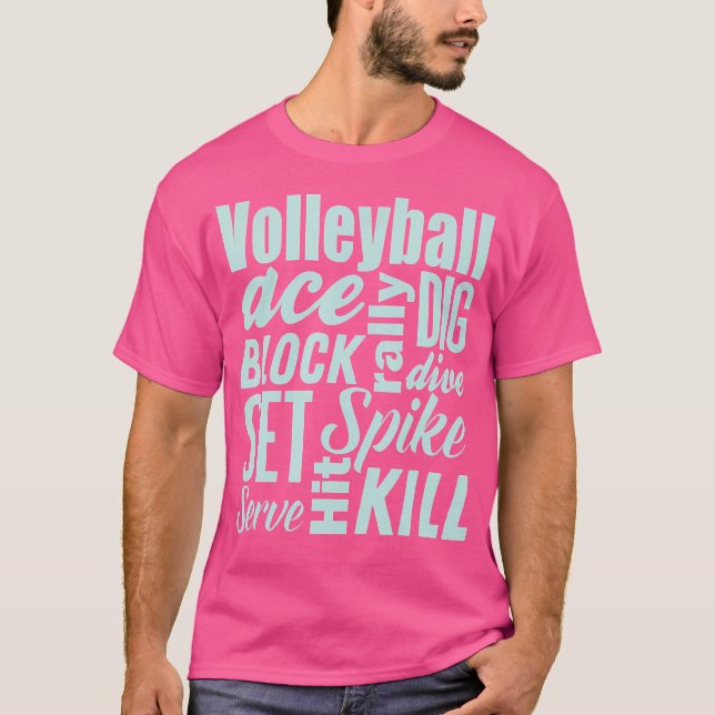 Camiseta Jogador de Voleibol n Ace (Frente)