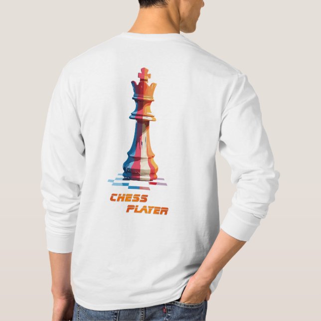 Camiseta Jogador de xadrez (Verso)