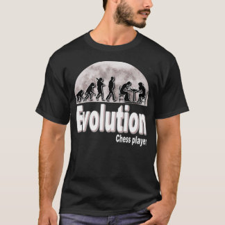 Camiseta Jogador de xadrez em evolução 1