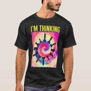 Camiseta Jogador de xadrez, estou pensando no jogo de Conse