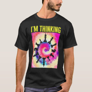 Camiseta Jogador de xadrez, estou pensando no jogo de Conse