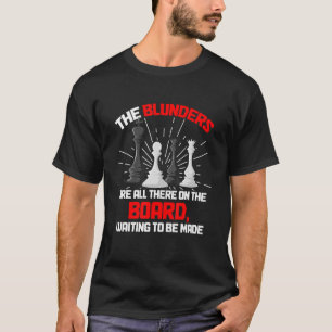 Camiseta Jogador de xadrez Os sabutos estão todos lá na cai