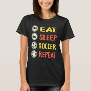 Camiseta Jogador desportivo coma futebol Repete futebol
