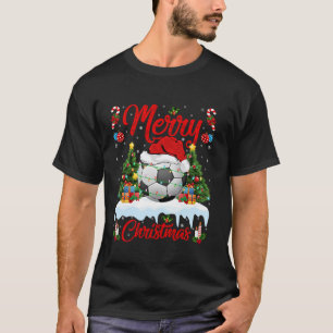 Camiseta Jogador desportivo de Papais noeis de Natal de Fut