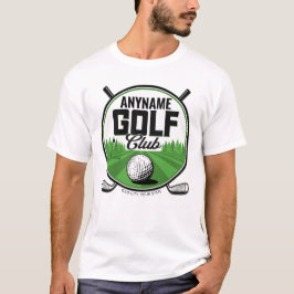Camiseta Jogador do Clube Golf Pro Golf, nome personalizado