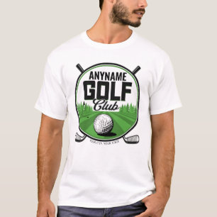 Camiseta Jogador do Clube Golf Pro Golf, nome personalizado