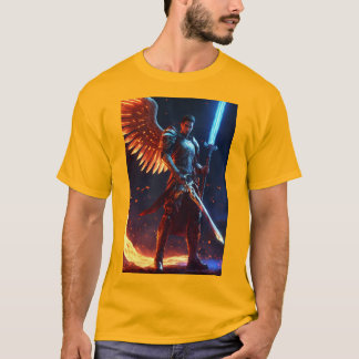 Camiseta "Jogador do Diabo Angel:Ultimate Power&Control T-S