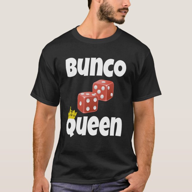 Camiseta Jogador do Jogo de Dice Bunco Queen (Frente)