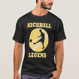 Camiseta Jogador do Kickball Ironic Quote Legend