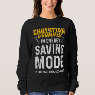 Camiseta Jogador do Tambor do Culto da Igreja Drummer Crist