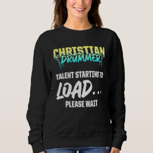 Camiseta Jogador do Tambor do Culto da Igreja Drummer Crist