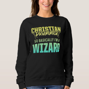Camiseta Jogador do Tambor do Culto da Igreja Drummer Crist