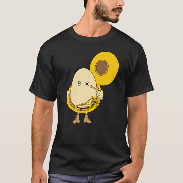 Camiseta Jogador do Tuba Egghead (Frente)
