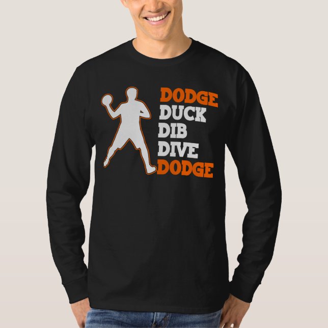 Camiseta Jogador Dodgeball Dive Dive Dic Duck (Frente)
