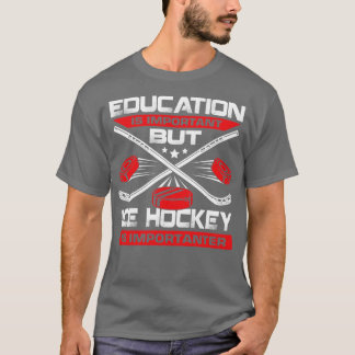 Camiseta Jogador Engraçado de Hóquei no Gelo Presente 1