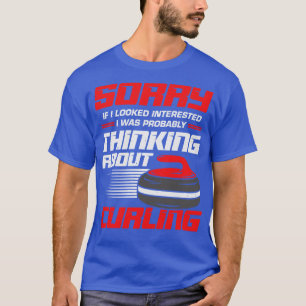 Camiseta Jogador Engraçado Jogador Esporte Curler Gift